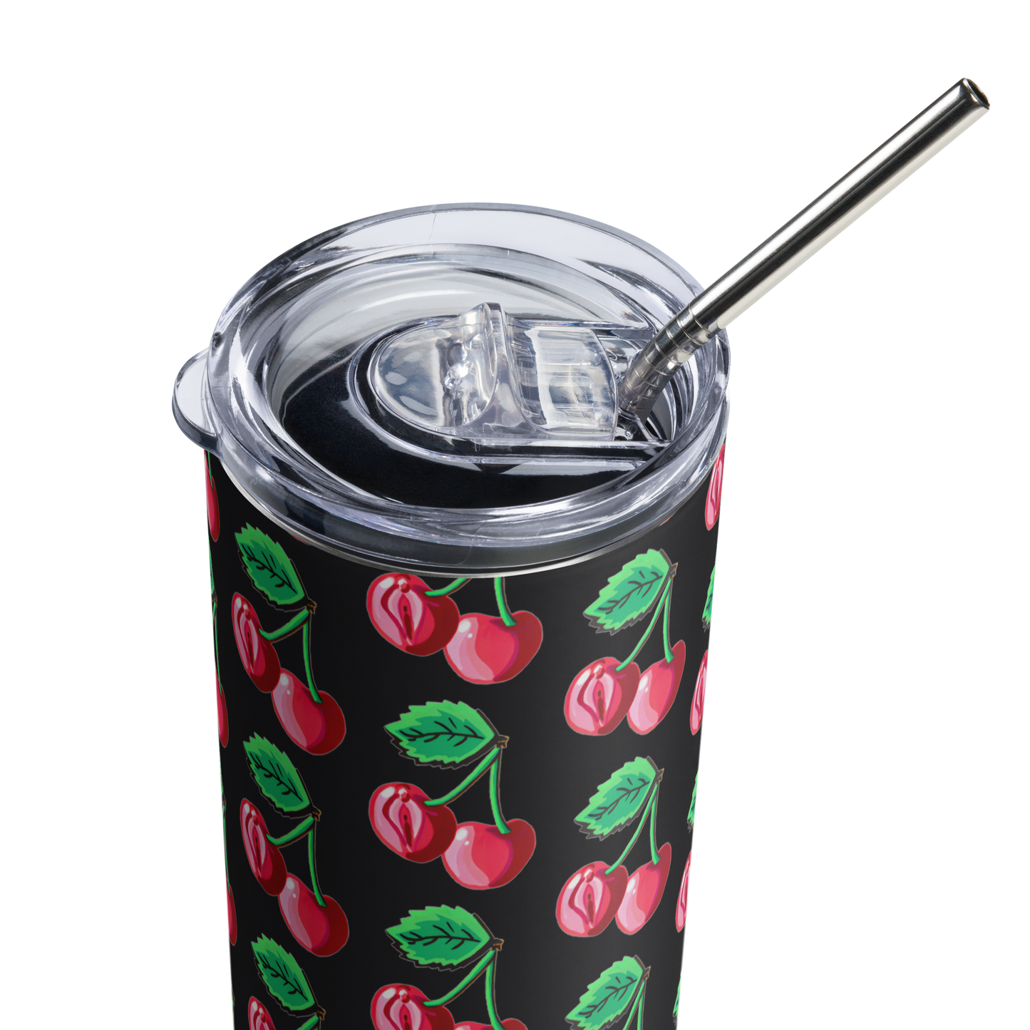 Cherry Vulva- Stainless steel tumbler