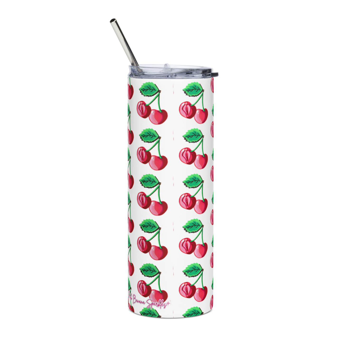 Cherry Vulva- Stainless steel tumbler