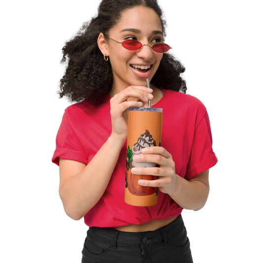 Pumpkin Spice and Everything Nice (orange) tumbler