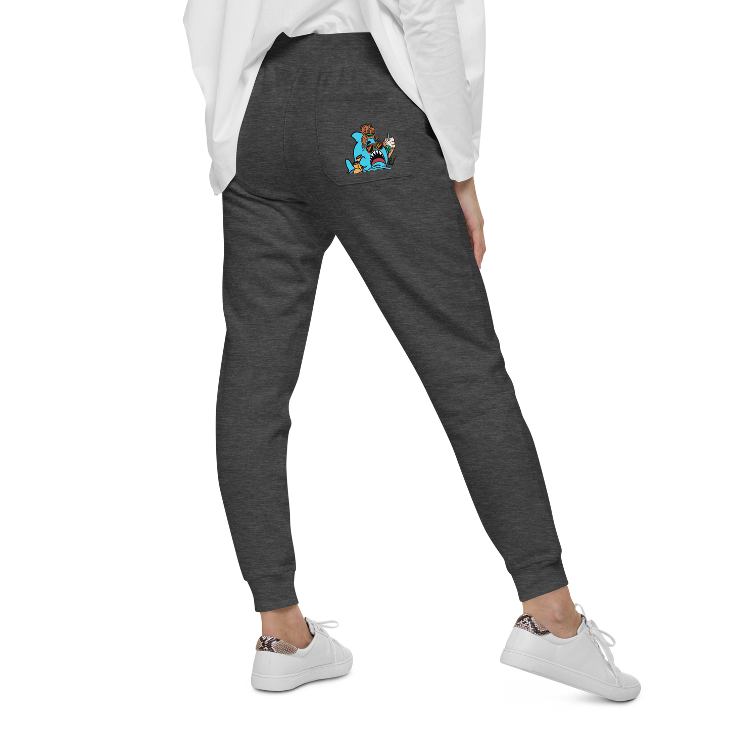 Basic Shark- Genderless fleece sweatpants