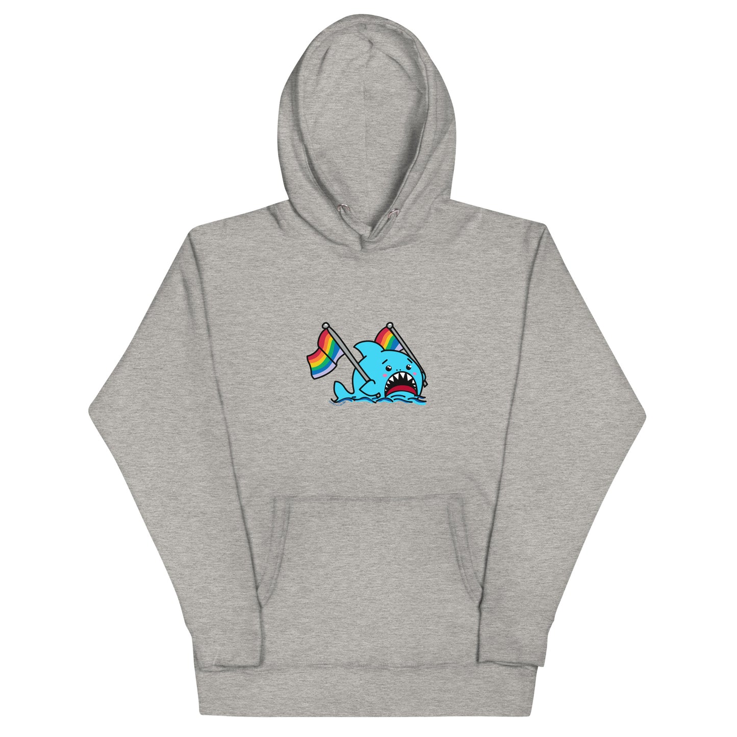 Anxious Shark Pride- Genderless Hoodie