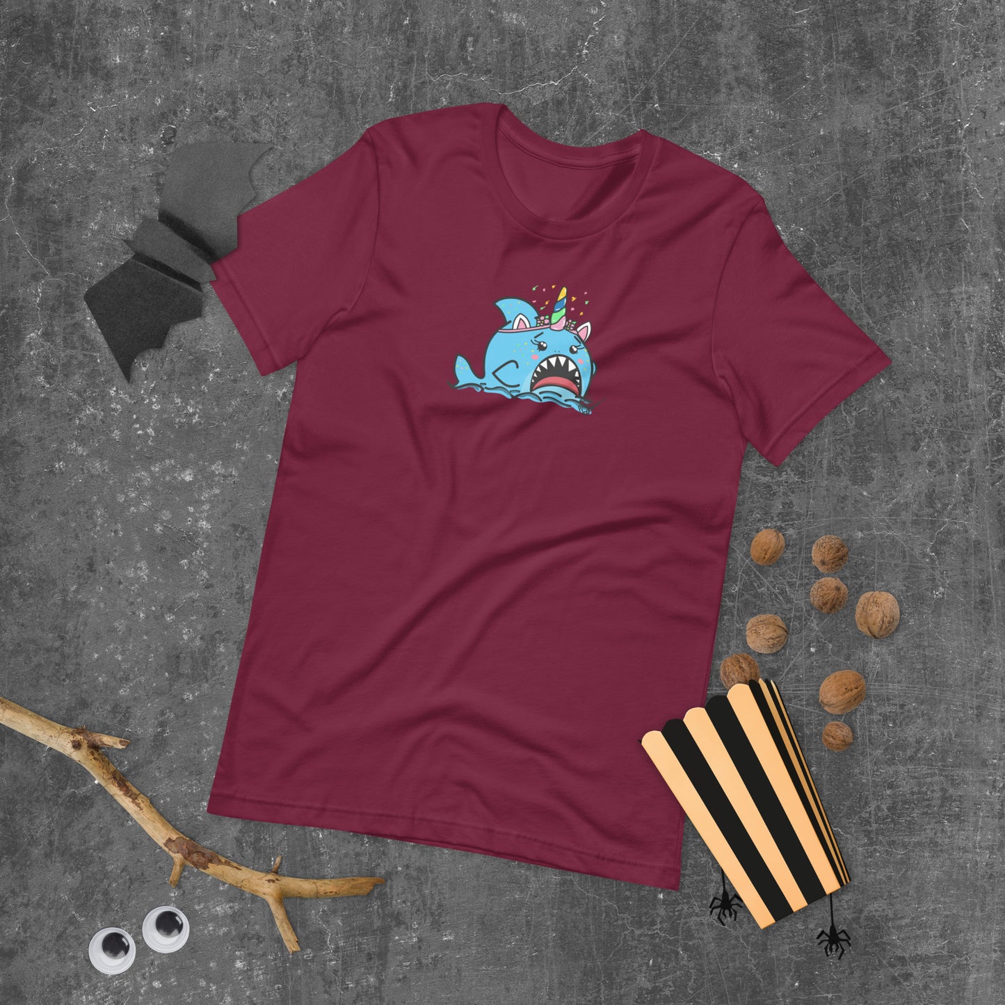 Halloween Sharks- Unicorn Shark Genderless Tshirt