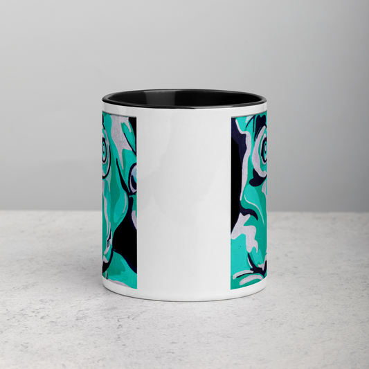 Beautiful Nude (teal and purple) Mug (11oz)