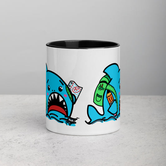 Anxious Shark Goes to School- Mug (11oz)
