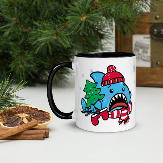 Holiday Sharks Mug- Trim the Tree (11oz)