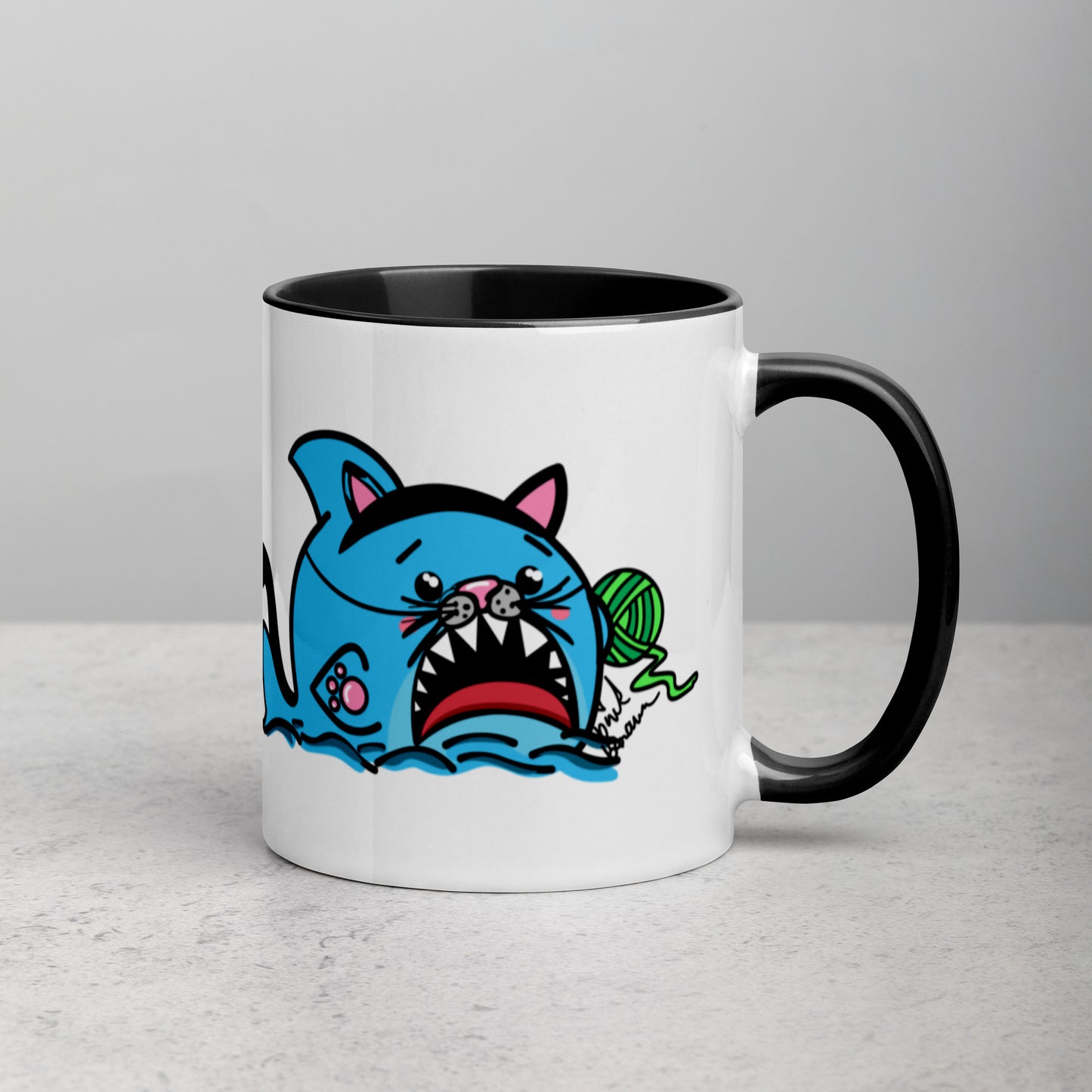Halloween Sharks Mug- Kitty Shark (11oz)