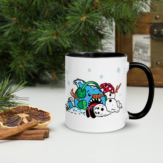Holiday Sharks Mug- Do you Want to Build a Snowman? (11oz)