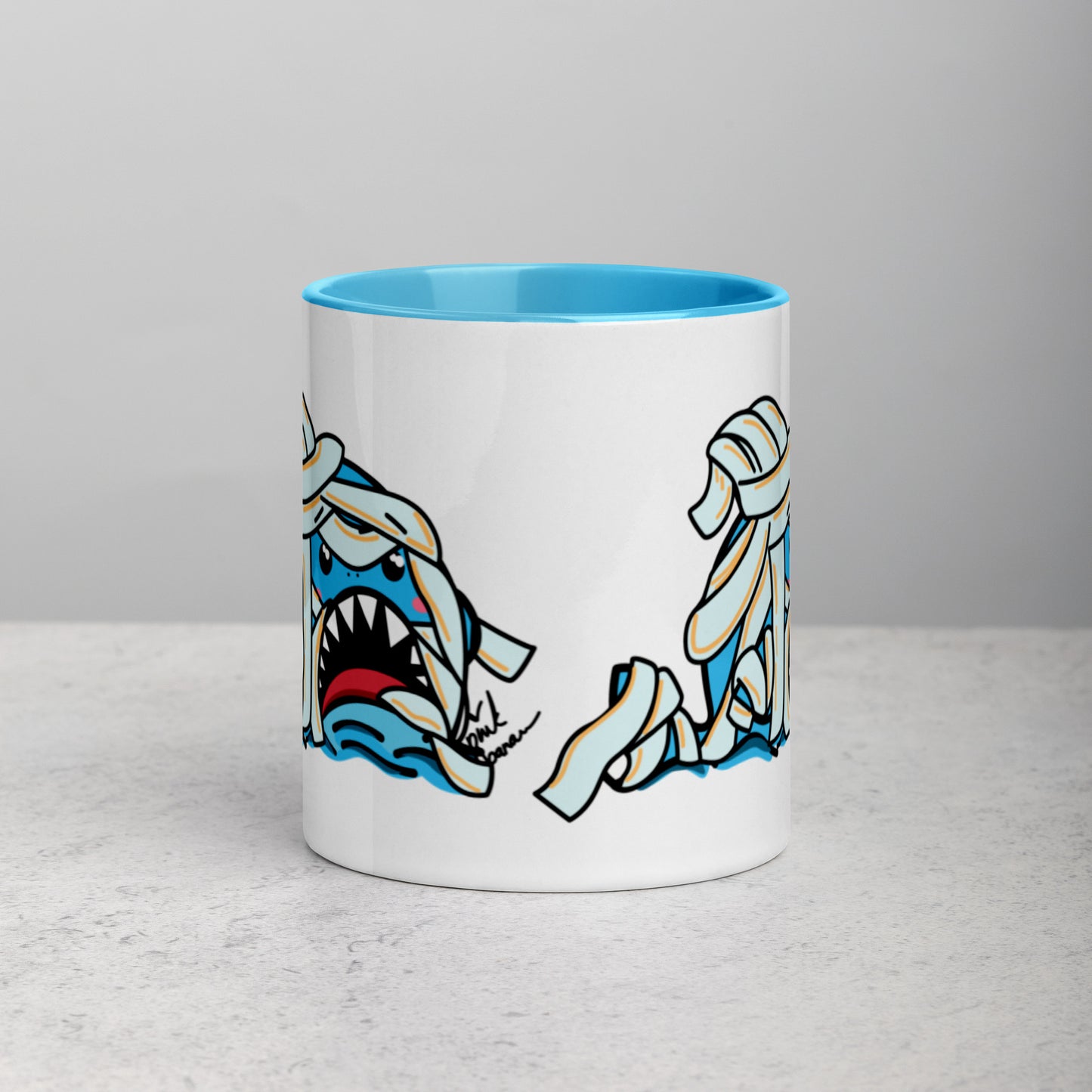 Halloween Sharks Mug- Mummy Shark (11oz)