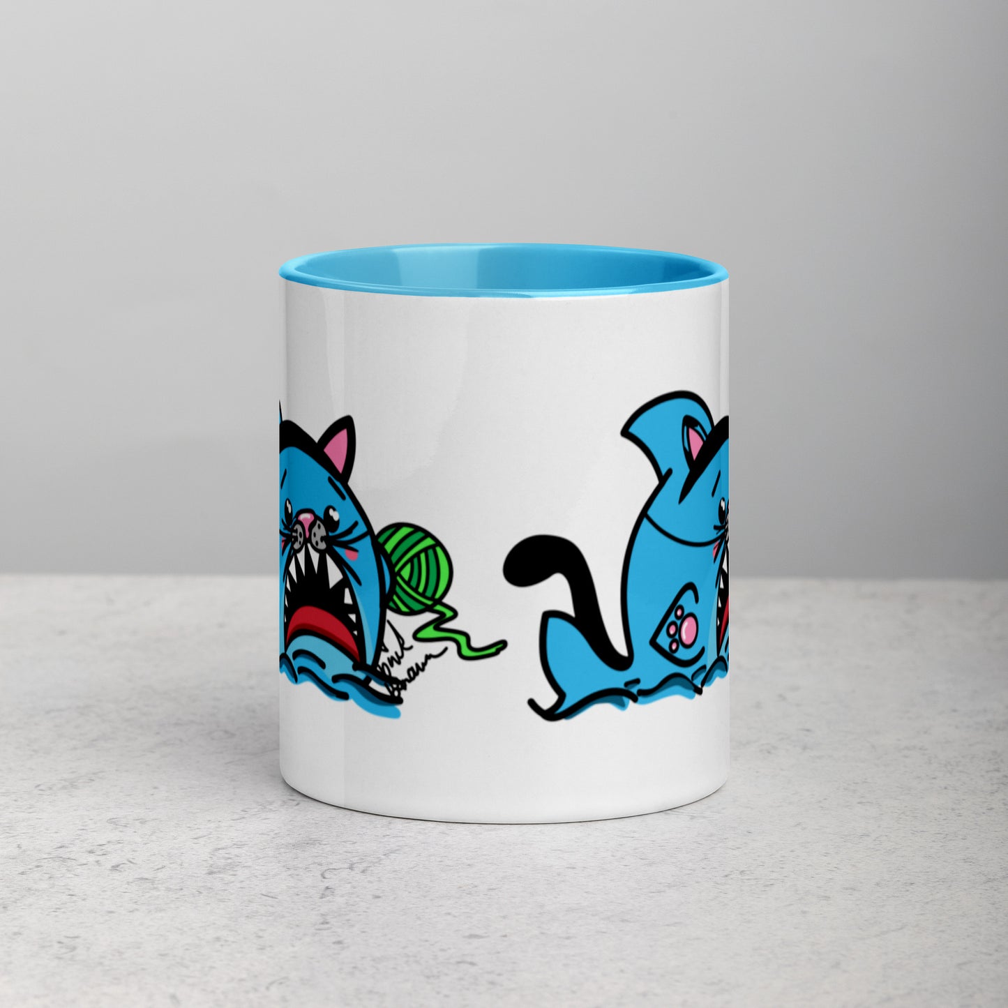 Halloween Sharks Mug- Kitty Shark (11oz)