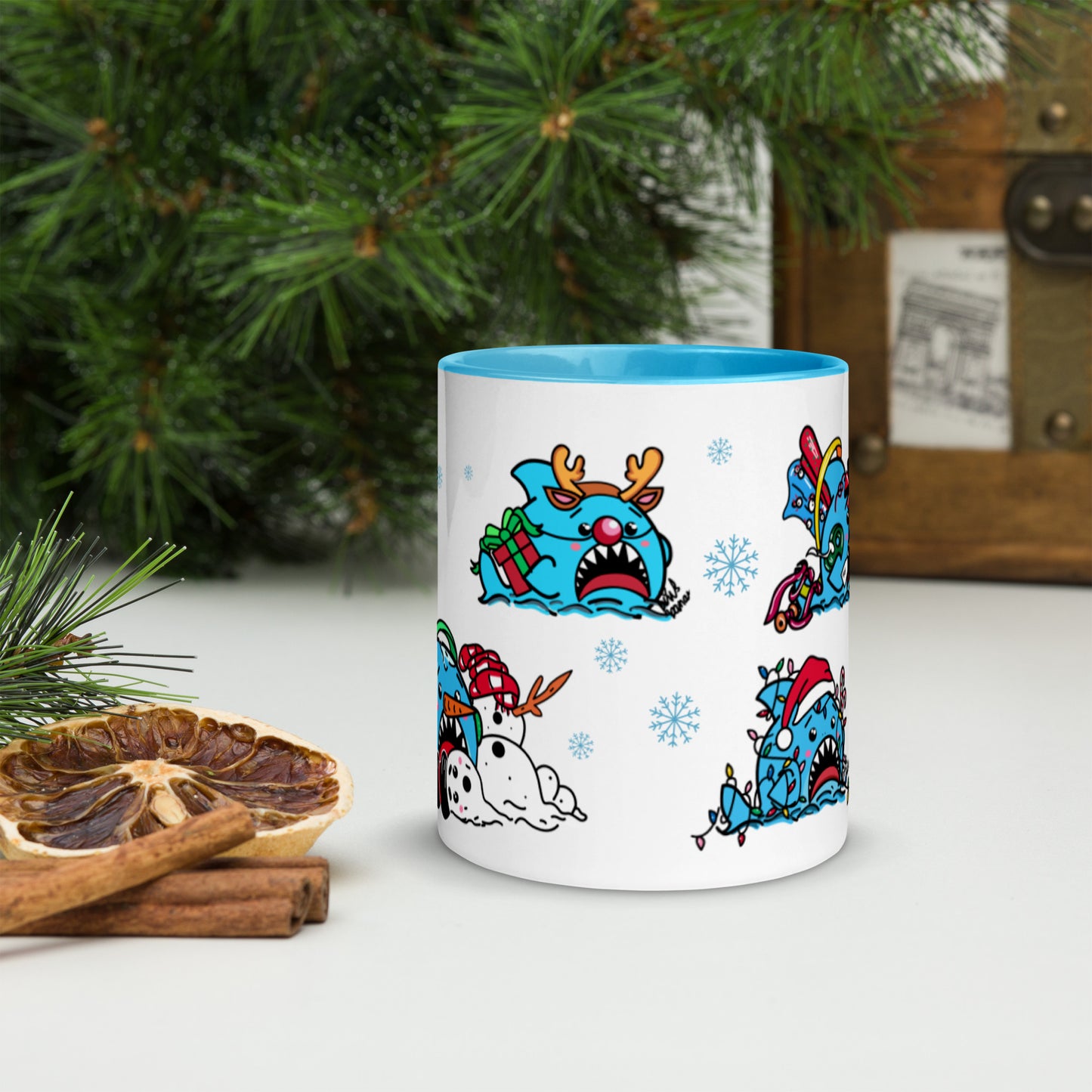 Holiday Sharks Mug- Merry Christmas to all.... the sharks! (11oz)