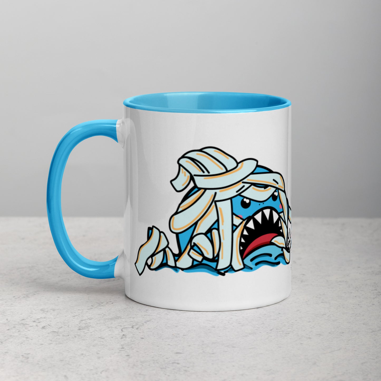 Halloween Sharks Mug- Mummy Shark (11oz)