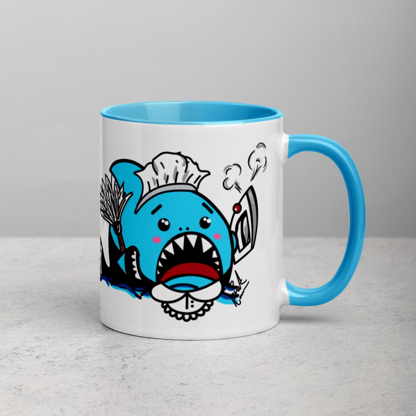 Halloween Sharks Mug- Maid Shark (11oz)