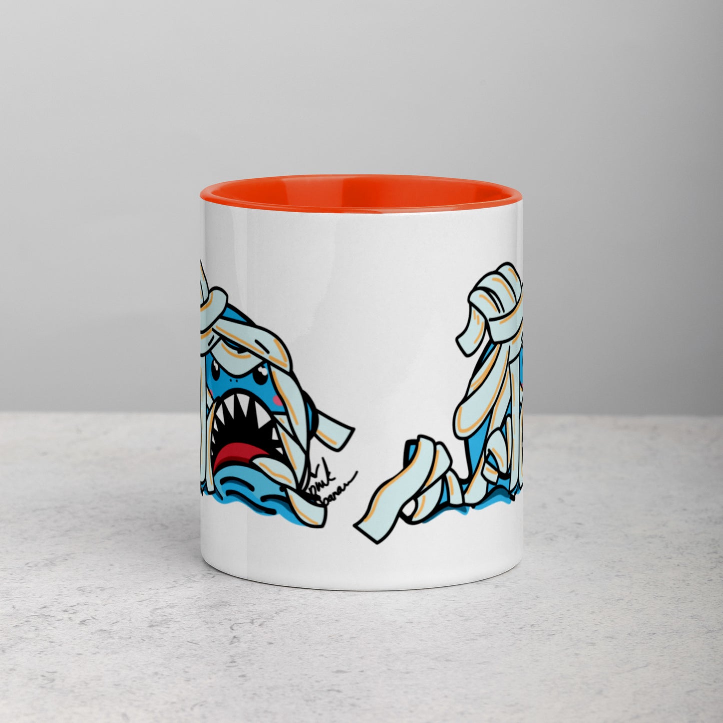 Halloween Sharks Mug- Mummy Shark (11oz)