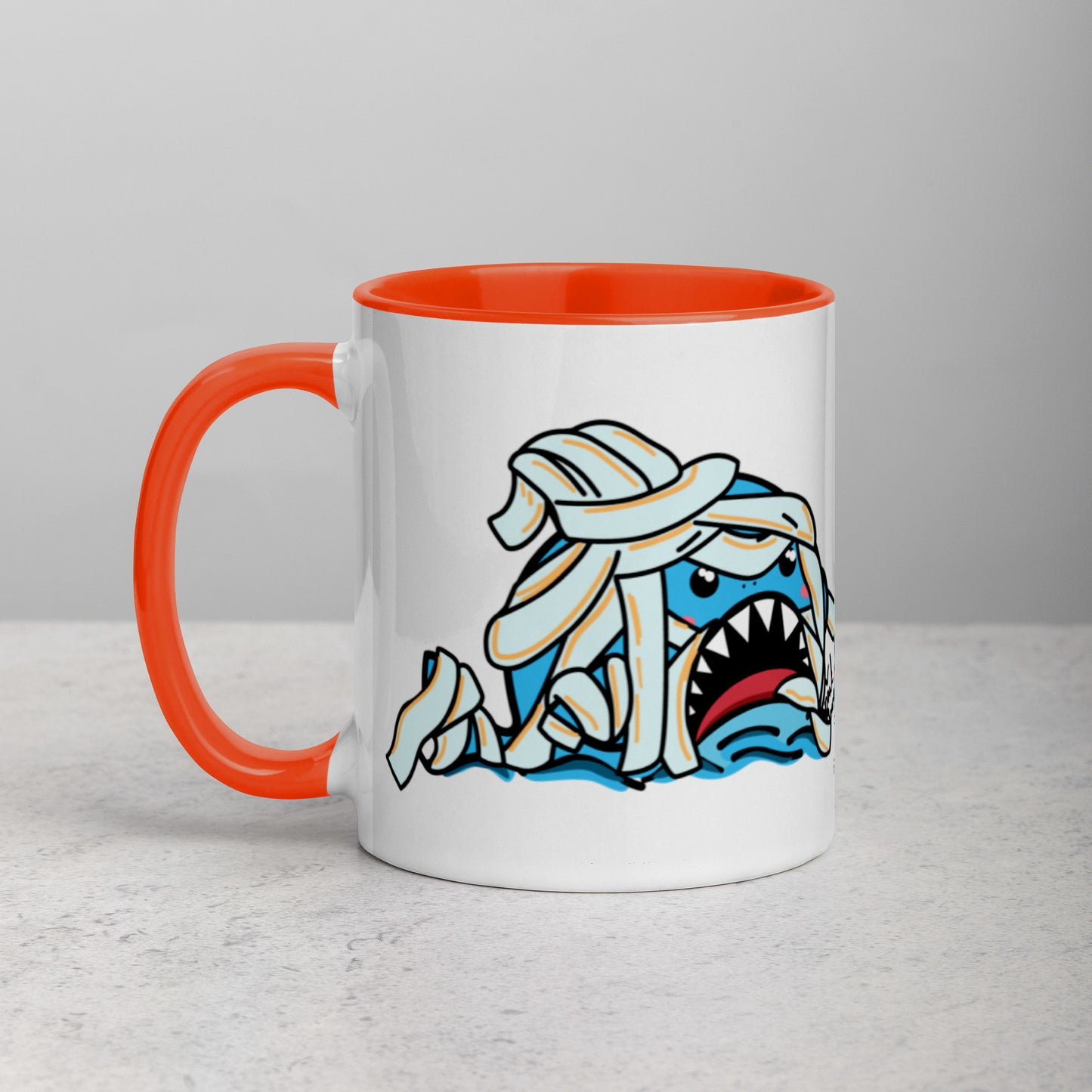 Halloween Sharks Mug- Mummy Shark (11oz)