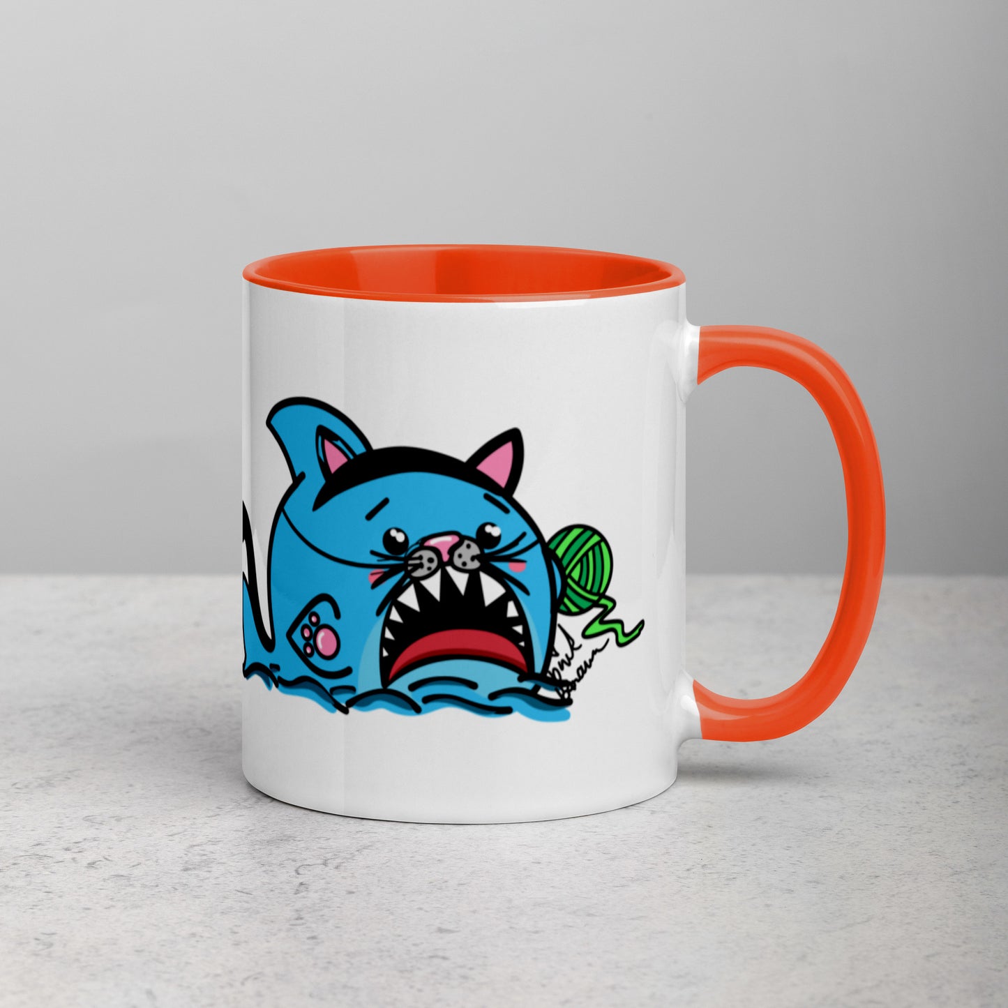 Halloween Sharks Mug- Kitty Shark (11oz)