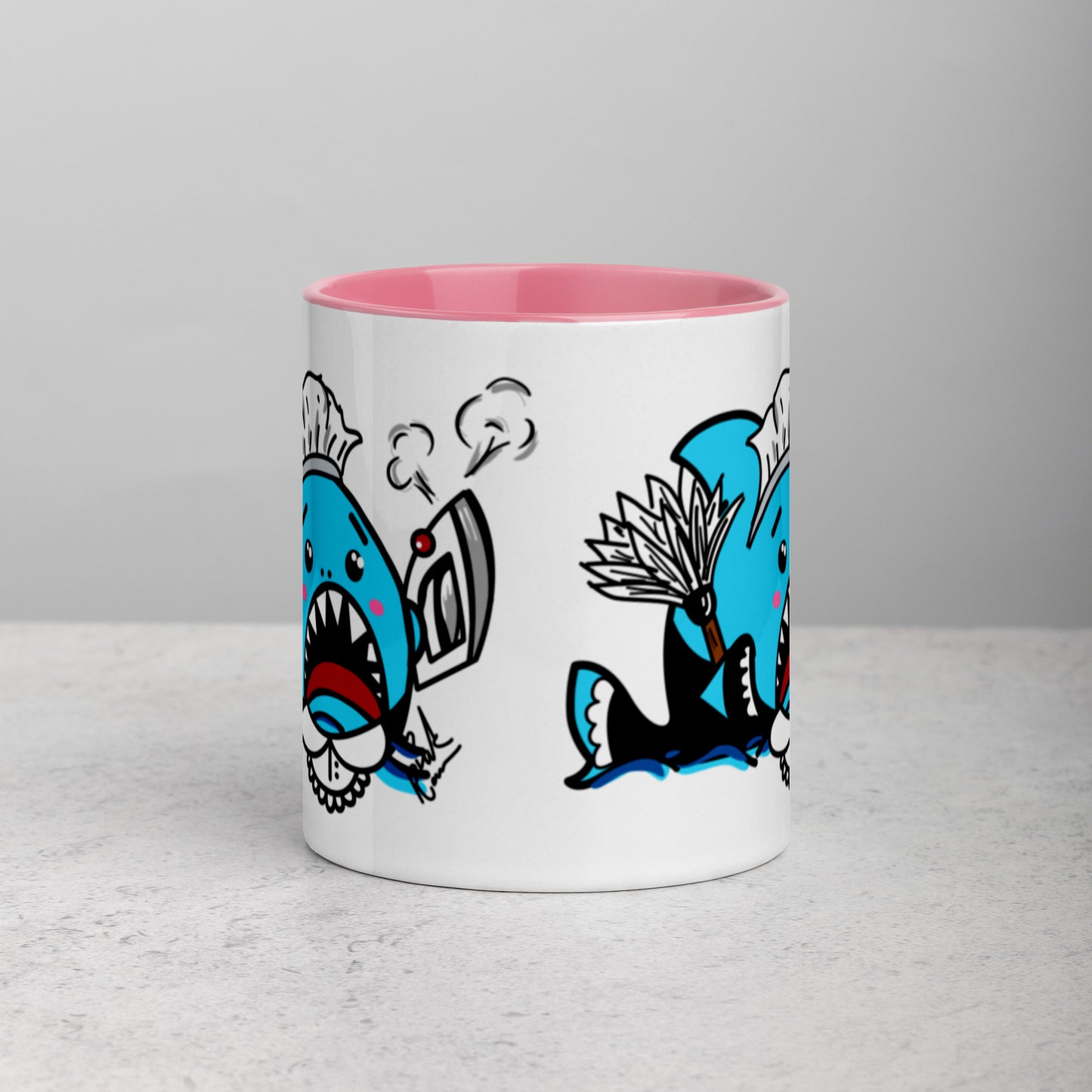 Halloween Sharks Mug- Maid Shark (11oz)