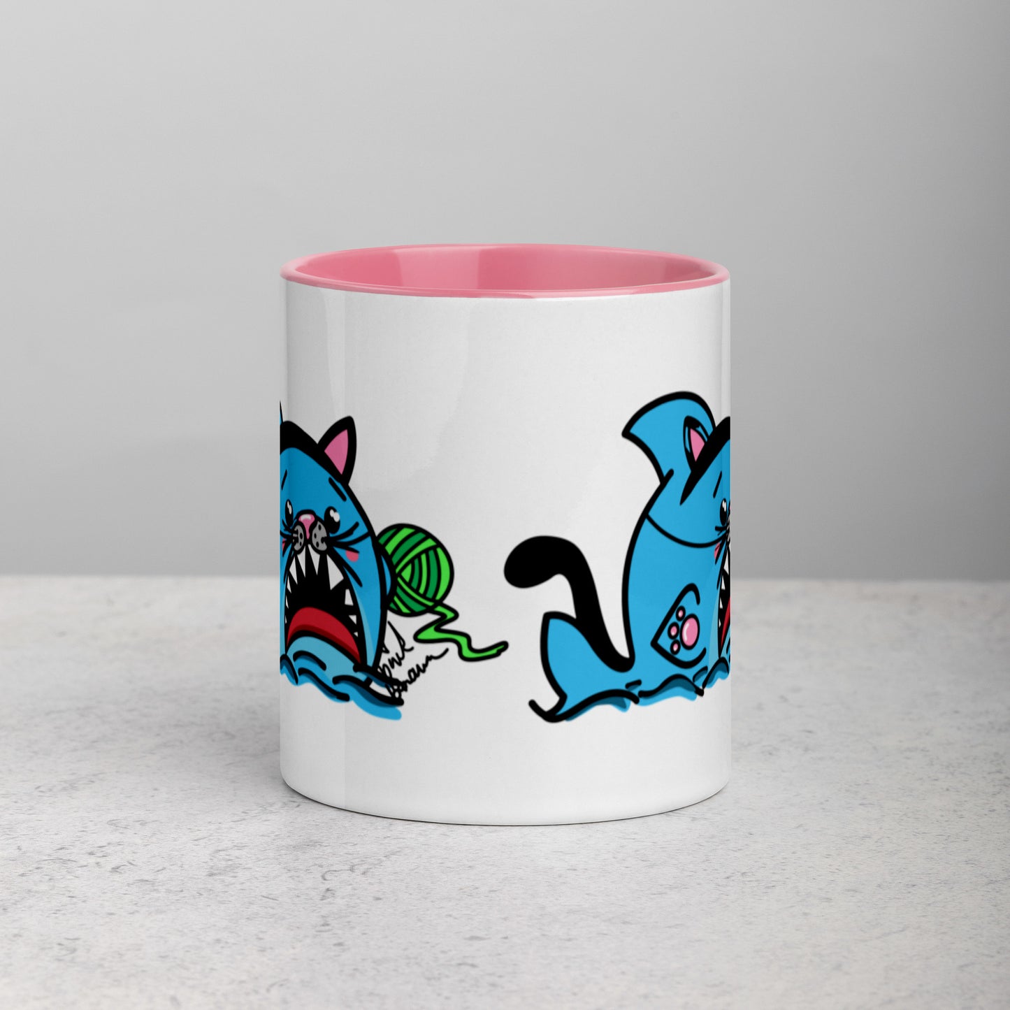 Halloween Sharks Mug- Kitty Shark (11oz)