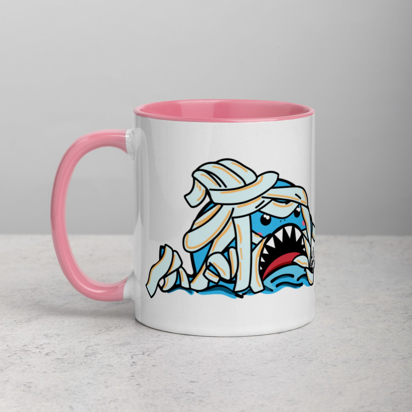 Halloween Sharks Mug- Mummy Shark (11oz)