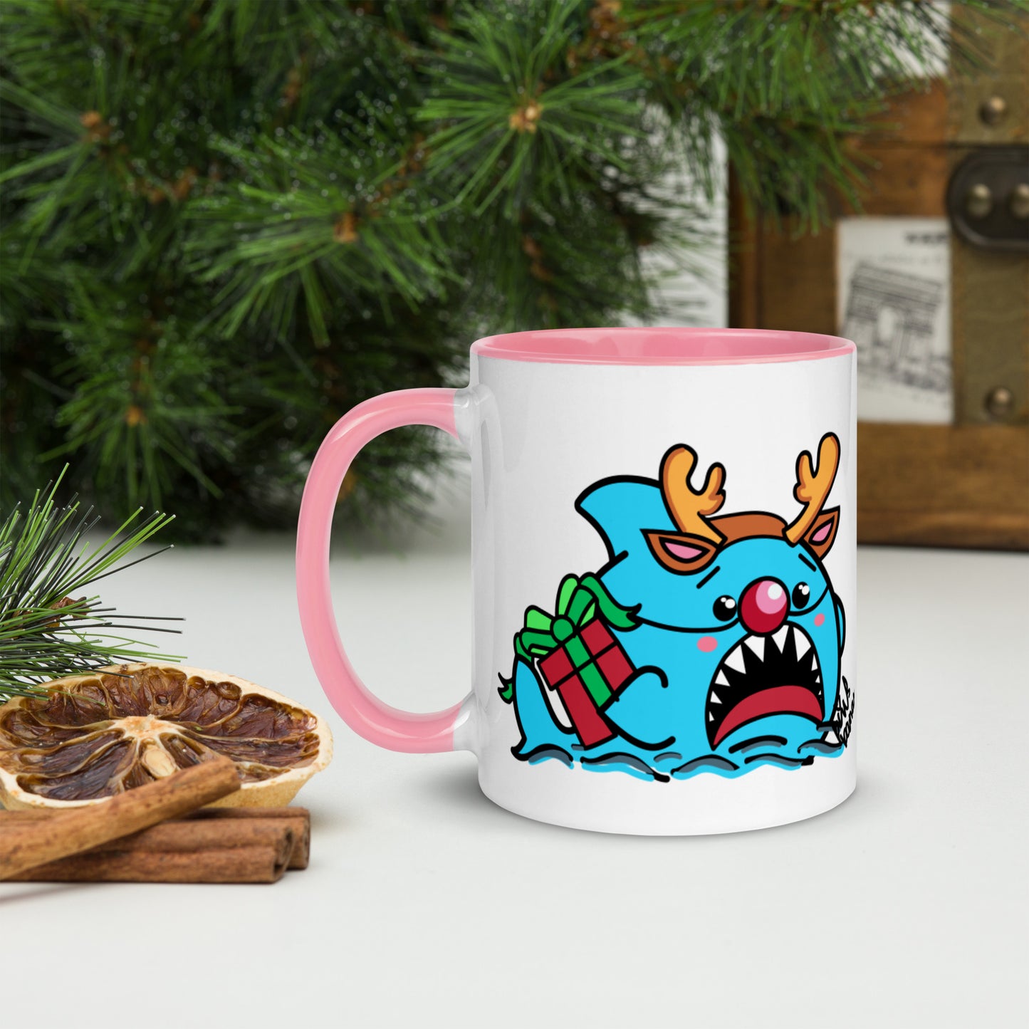 Holiday Sharks Mug- Won't you Guide My Sleigh? (11oz)