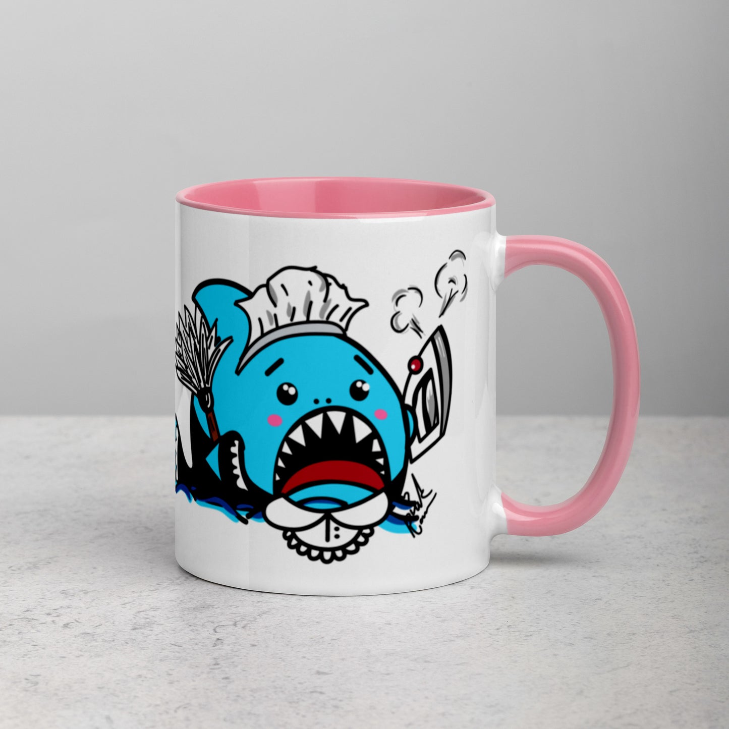 Halloween Sharks Mug- Maid Shark (11oz)