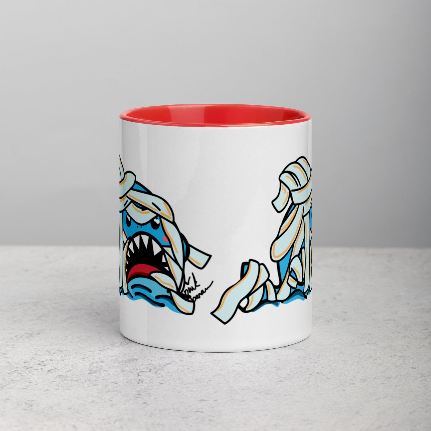 Halloween Sharks Mug- Mummy Shark (11oz)