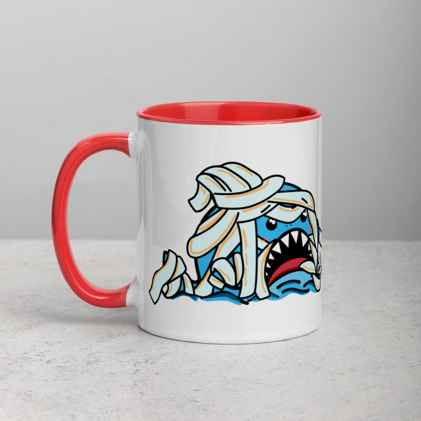 Halloween Sharks Mug- Mummy Shark (11oz)