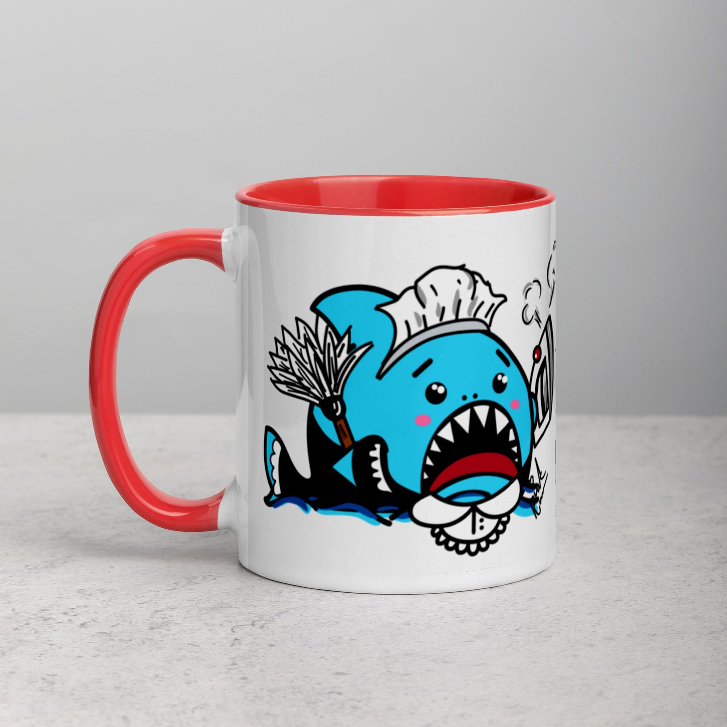 Halloween Sharks Mug- Maid Shark (11oz)