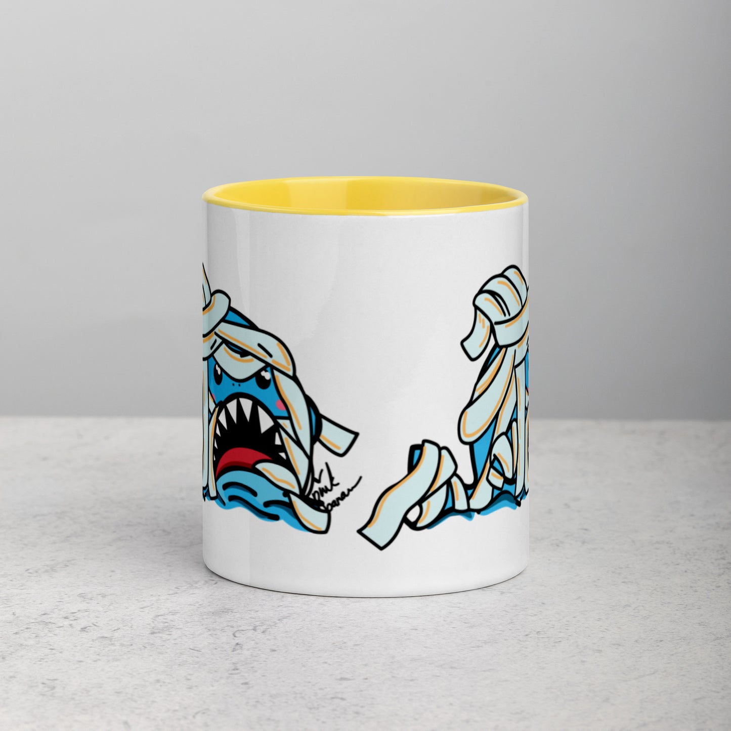 Halloween Sharks Mug- Mummy Shark (11oz)