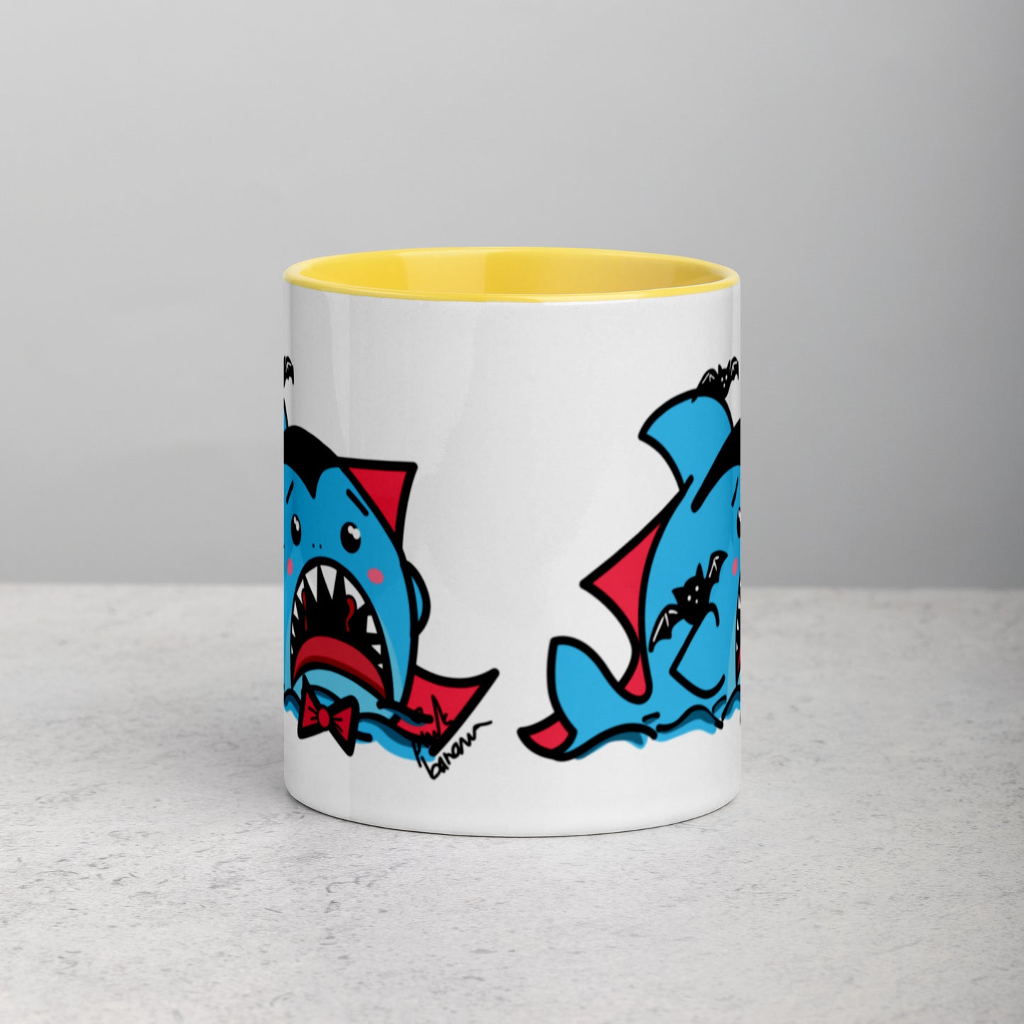 Halloween Sharks Mug- Dracula Shark (11oz)