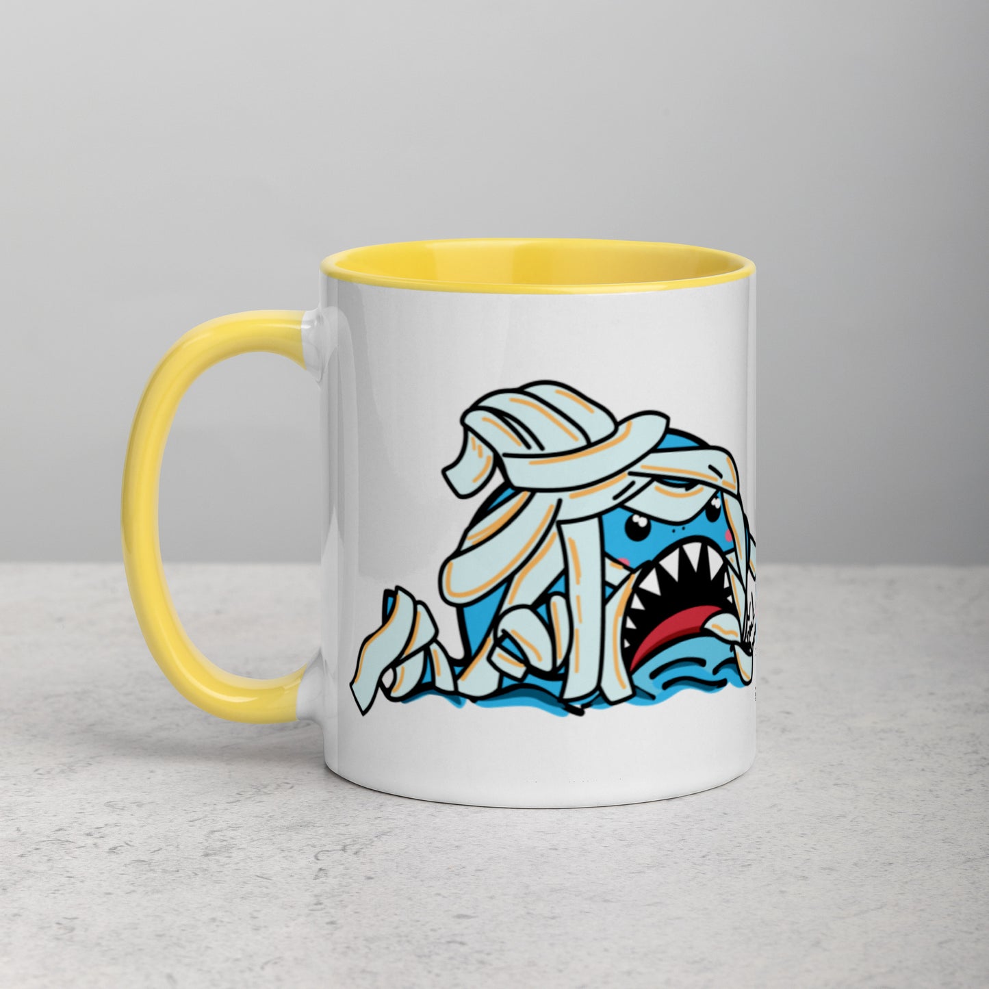 Halloween Sharks Mug- Mummy Shark (11oz)