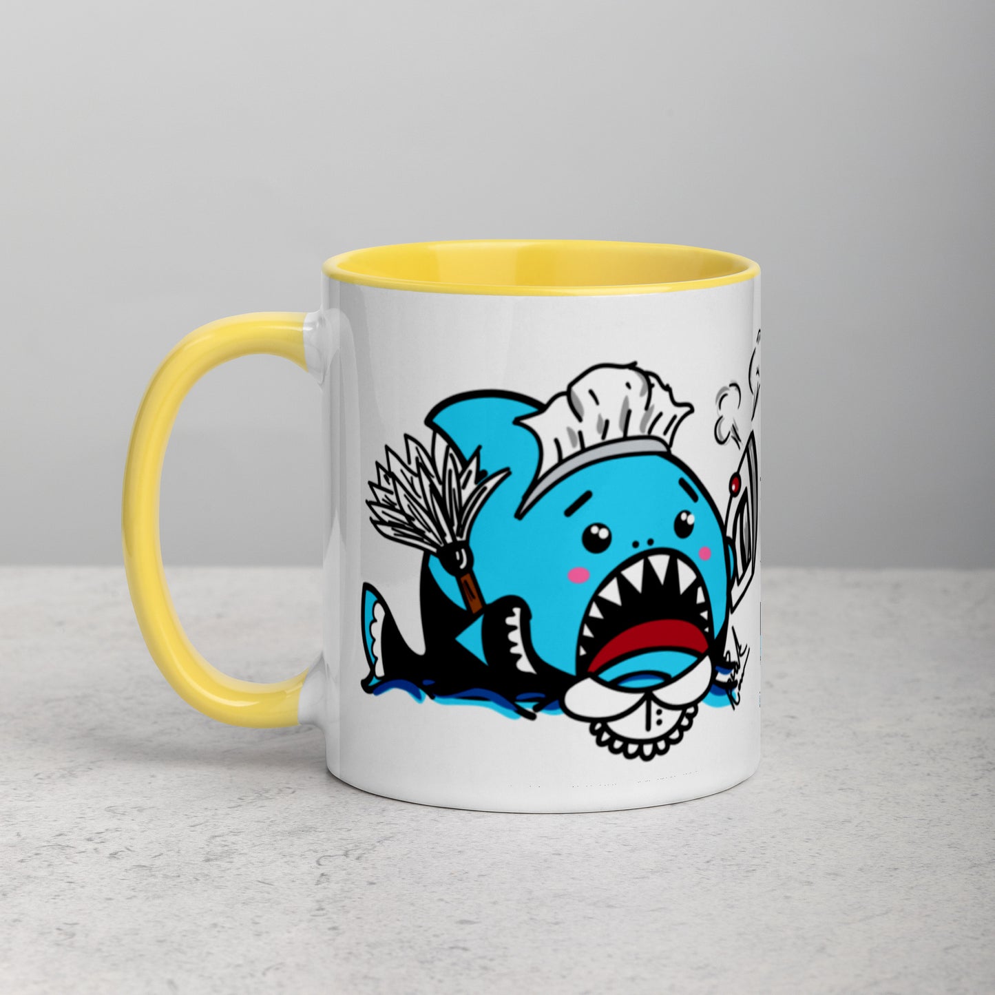 Halloween Sharks Mug- Maid Shark (11oz)