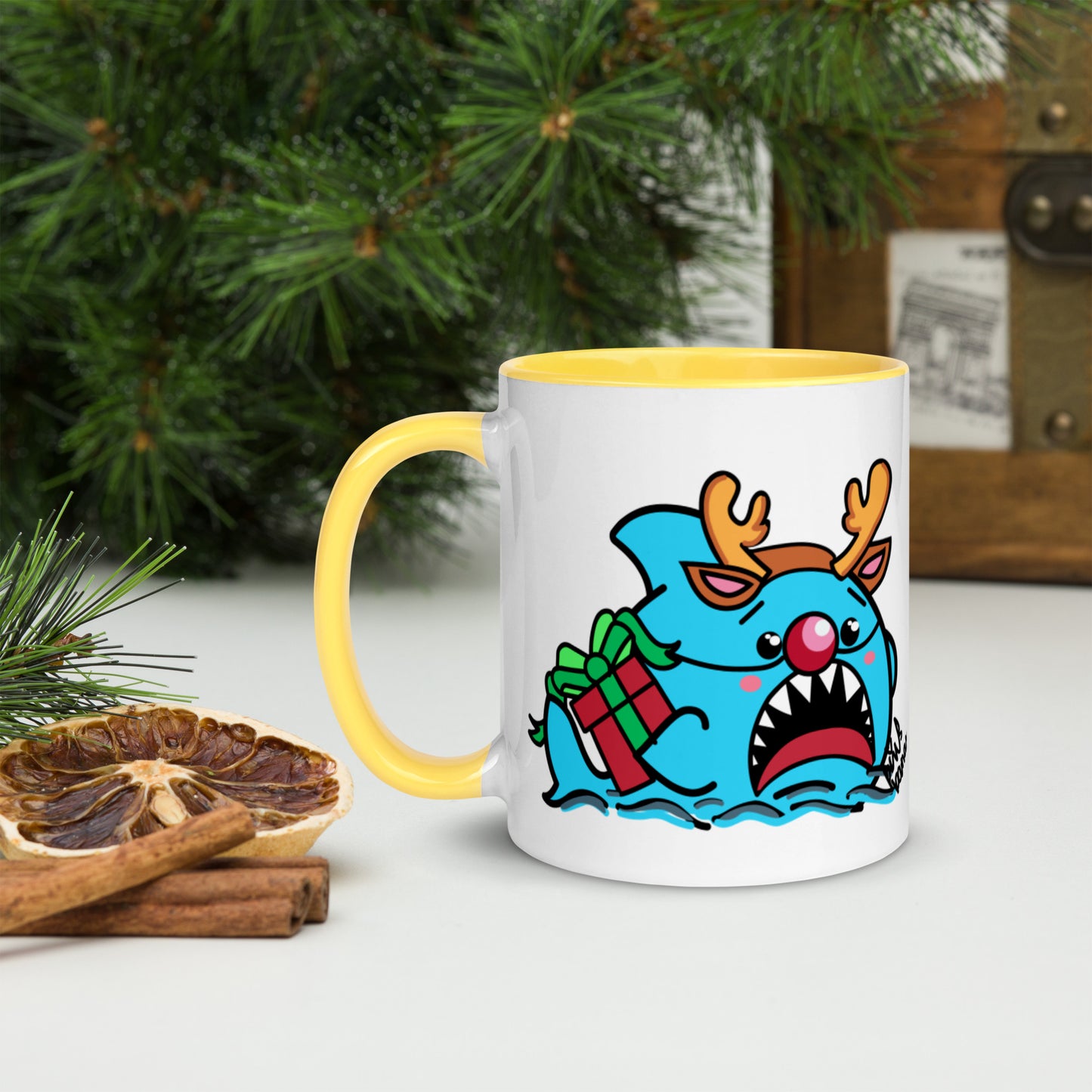 Holiday Sharks Mug- Won't you Guide My Sleigh? (11oz)