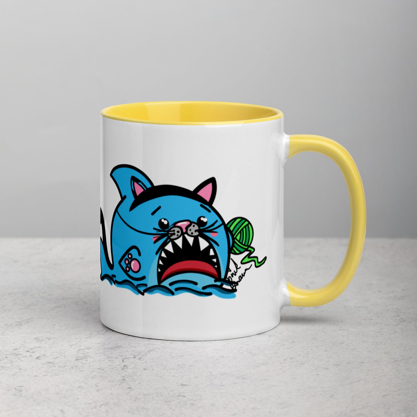 Halloween Sharks Mug- Kitty Shark (11oz)