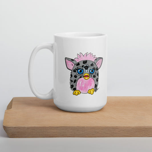 Grey Leopard Furby Mug (15oz)