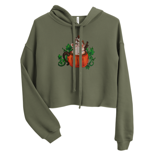 Pumpkin Spice and Everything Nice- Crop Hoodie