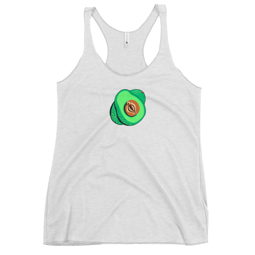 Avocado Vulva- Femme Racerback Tank