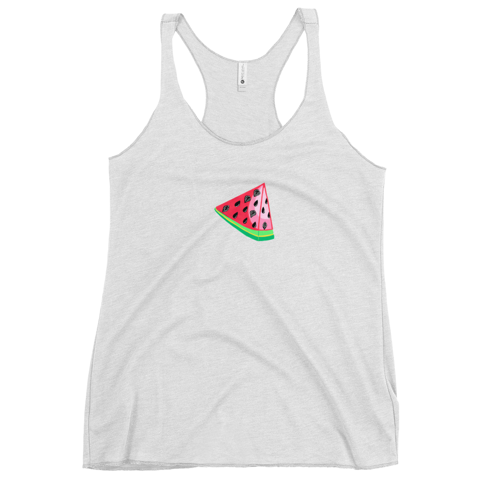 TWAT-ermelon! Watermelon Vulva- Femme Racerback Tank