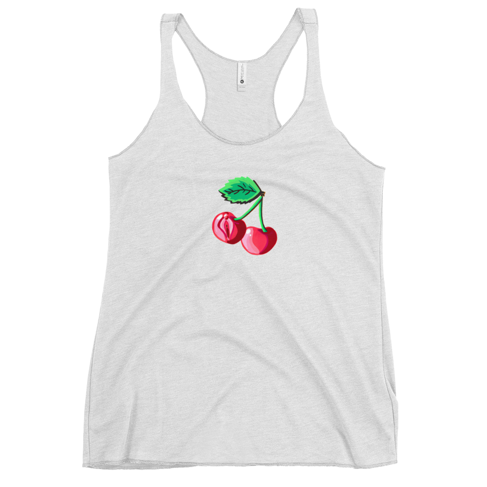 Cherry Vulva- Femme Racerback Tank