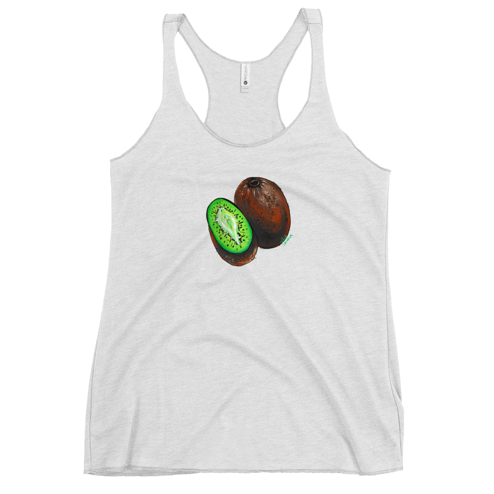 Kiwi Vulva- Femme Racerback Tank