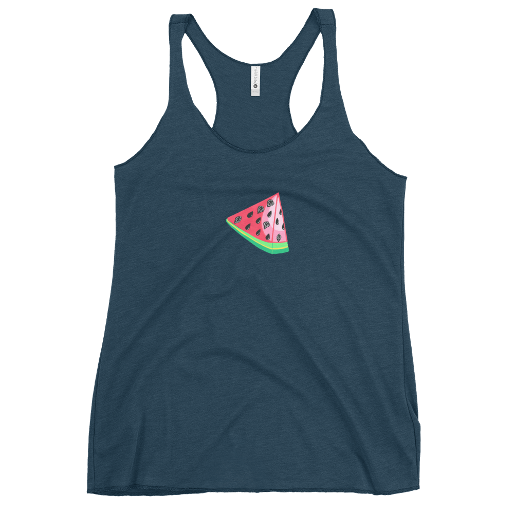 TWAT-ermelon! Watermelon Vulva- Femme Racerback Tank