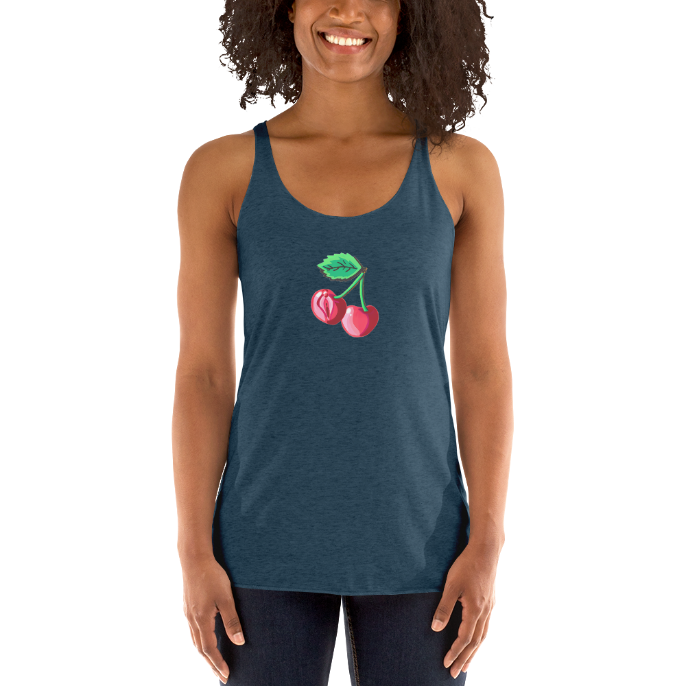 Cherry Vulva- Femme Racerback Tank