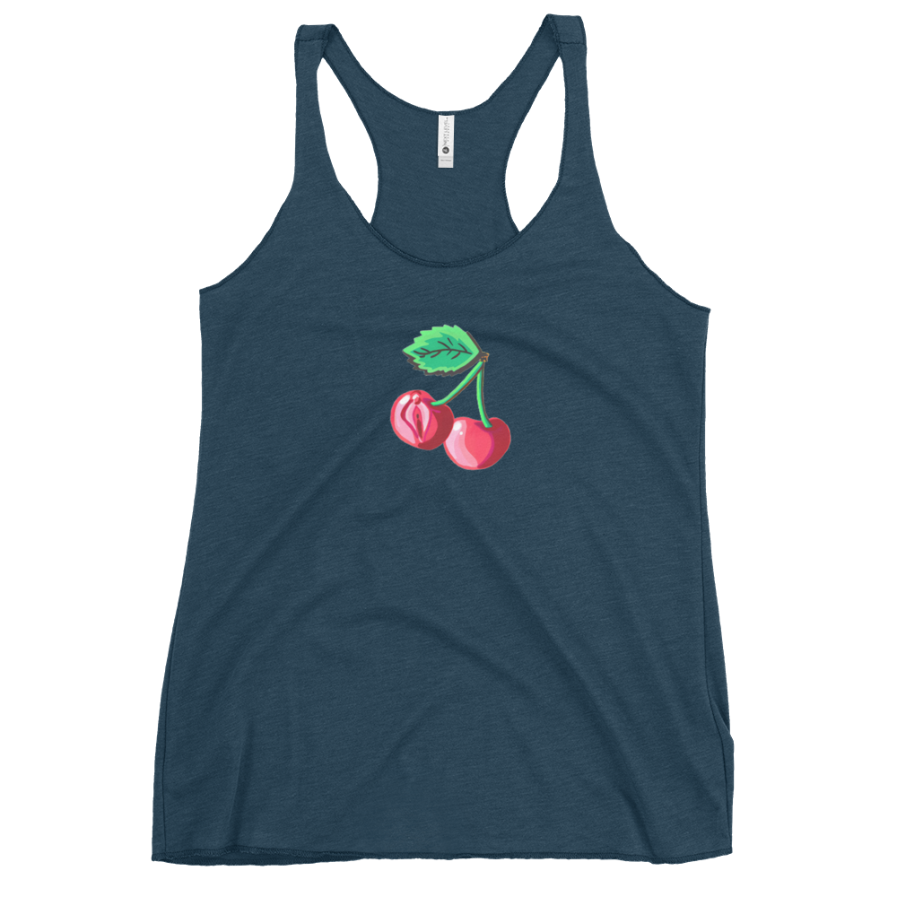 Cherry Vulva- Femme Racerback Tank