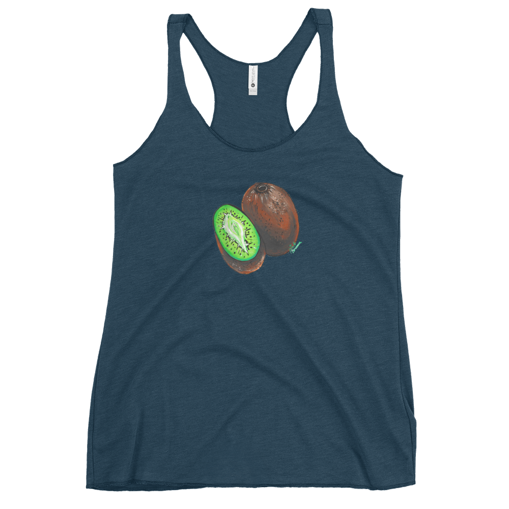 Kiwi Vulva- Femme Racerback Tank