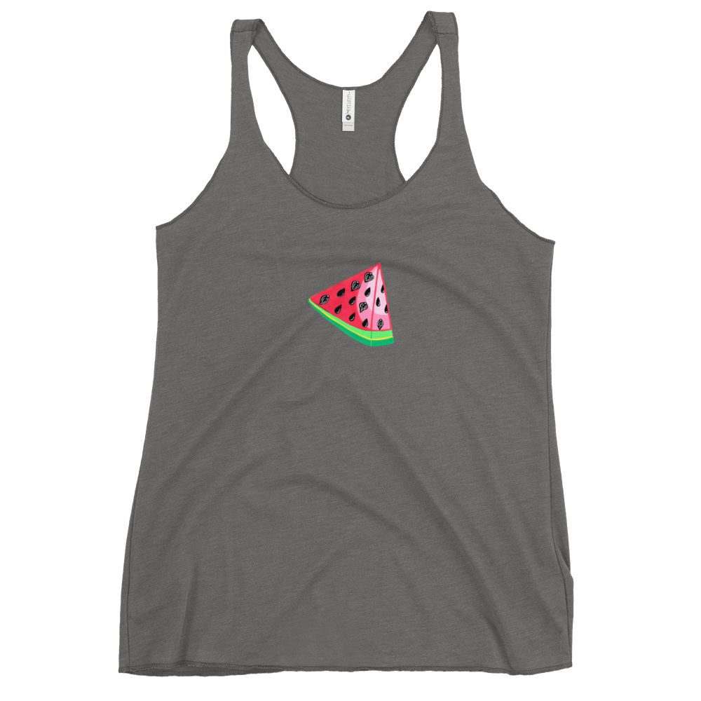 TWAT-ermelon! Watermelon Vulva- Femme Racerback Tank