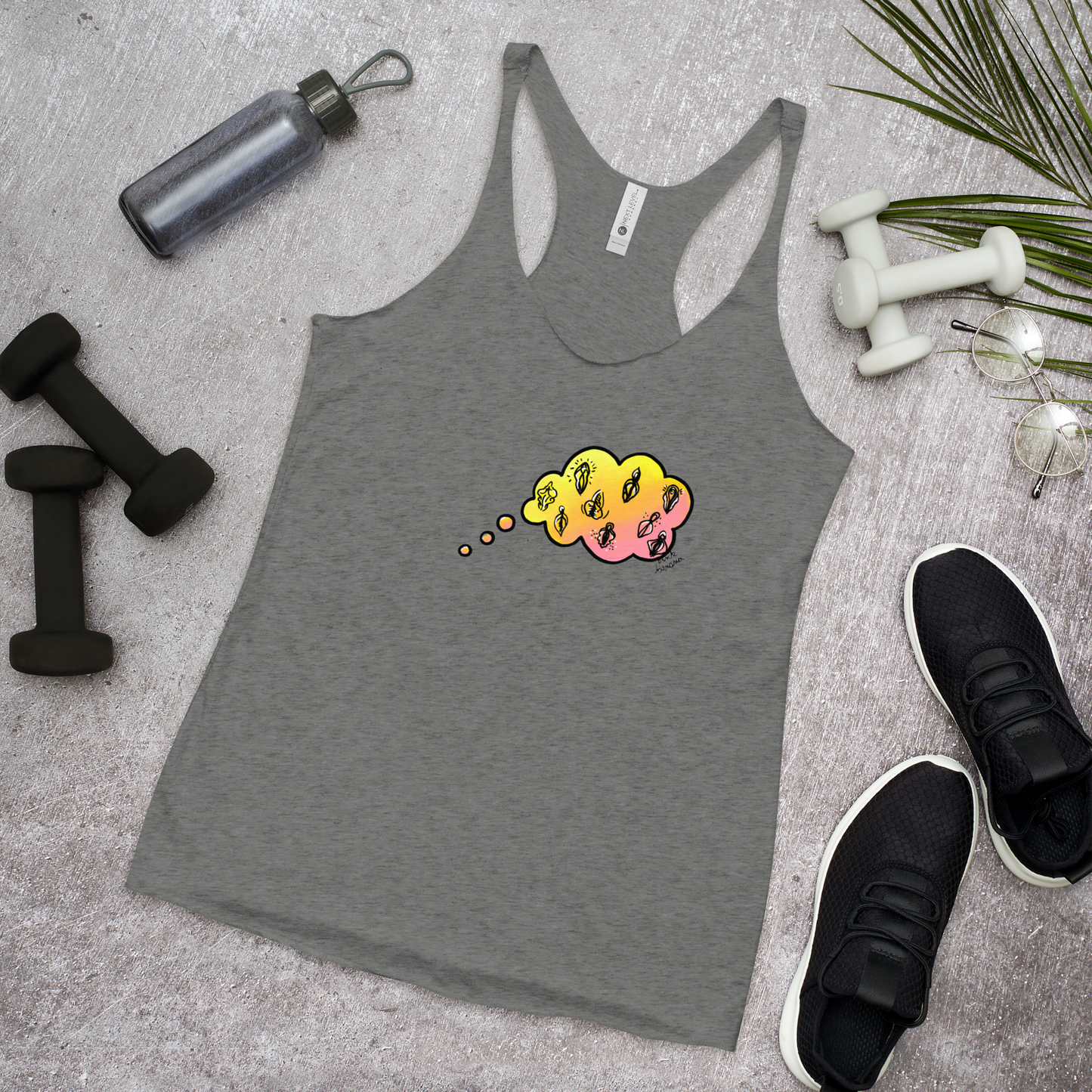 Daydreaming of Vulvas... Femme Racerback Tank