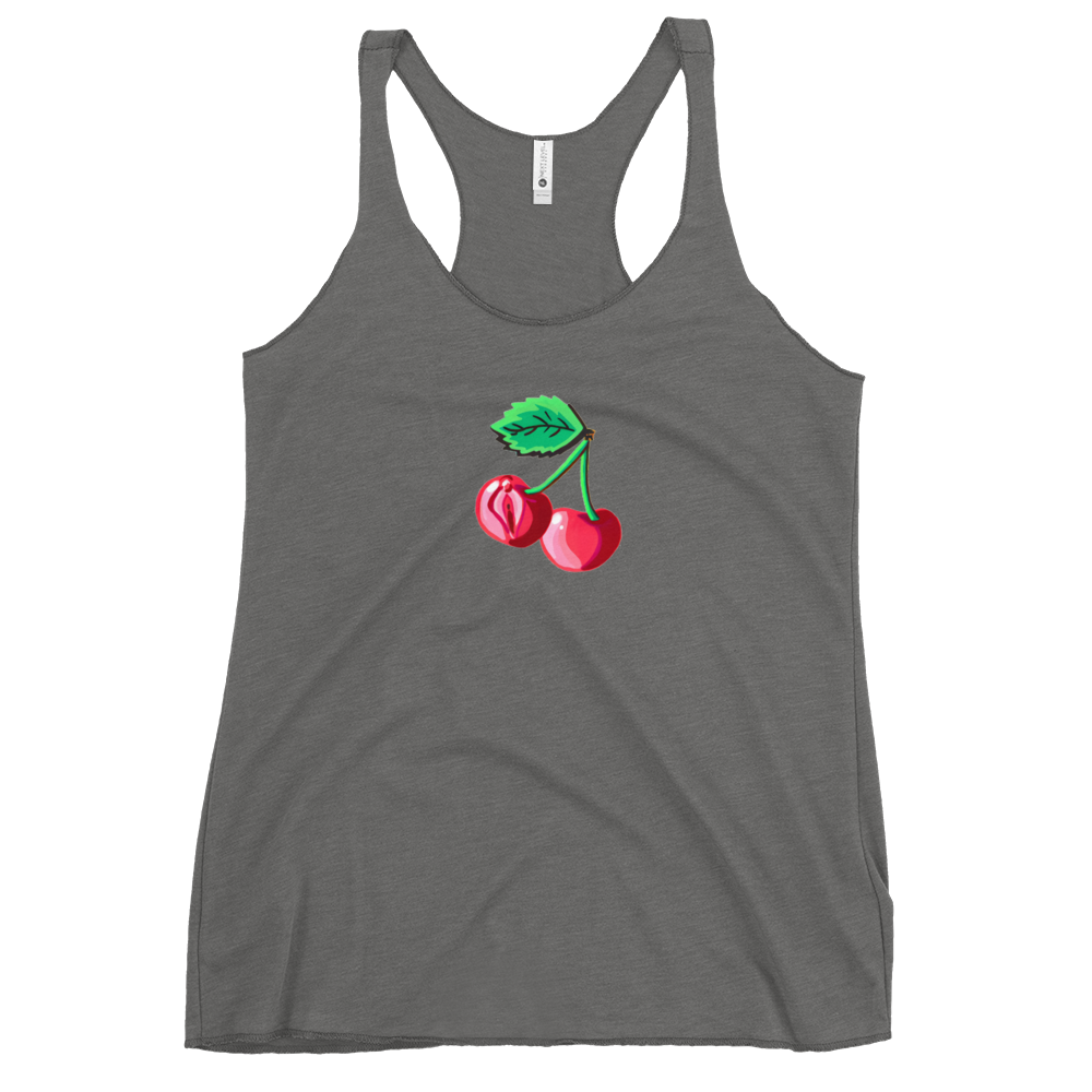Cherry Vulva- Femme Racerback Tank