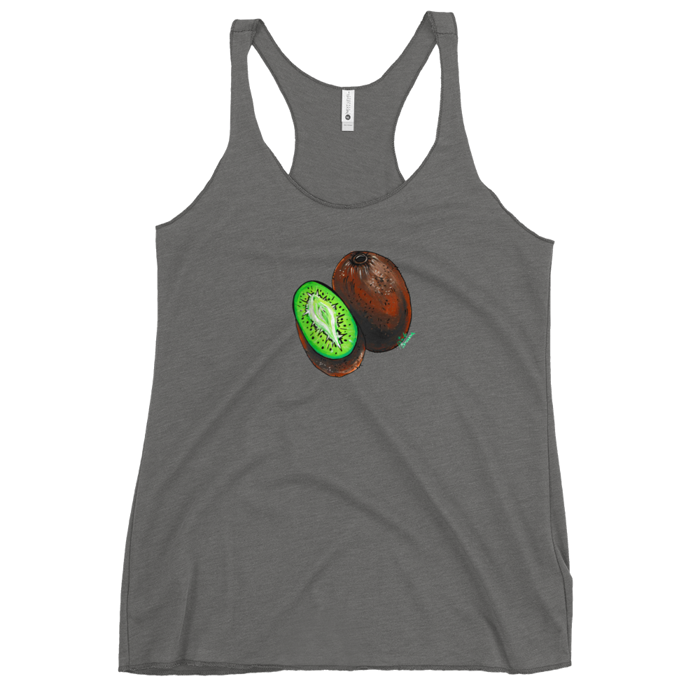 Kiwi Vulva- Femme Racerback Tank