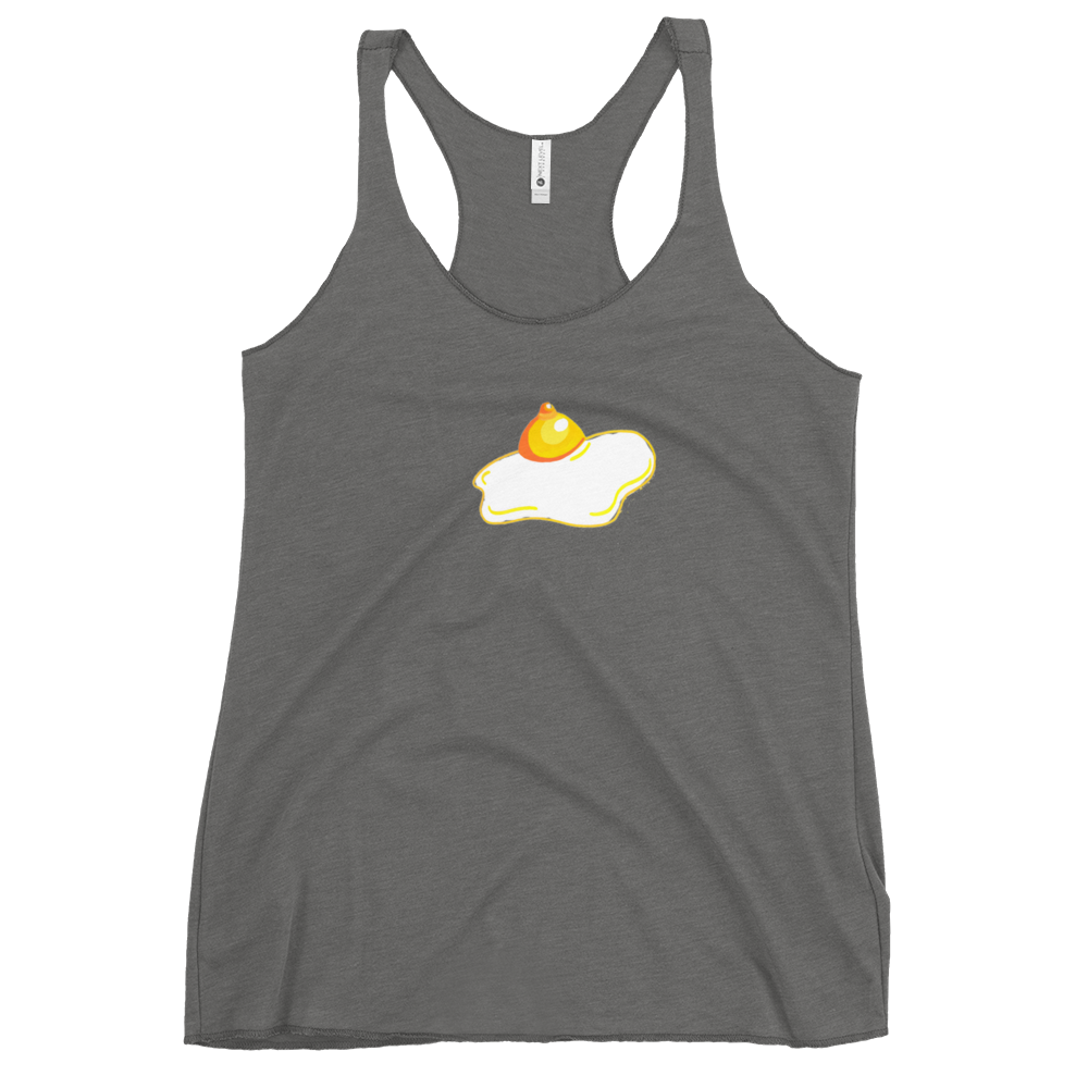 Egg Nipple- Femme Racerback Tank