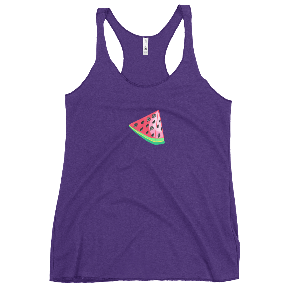TWAT-ermelon! Watermelon Vulva- Femme Racerback Tank