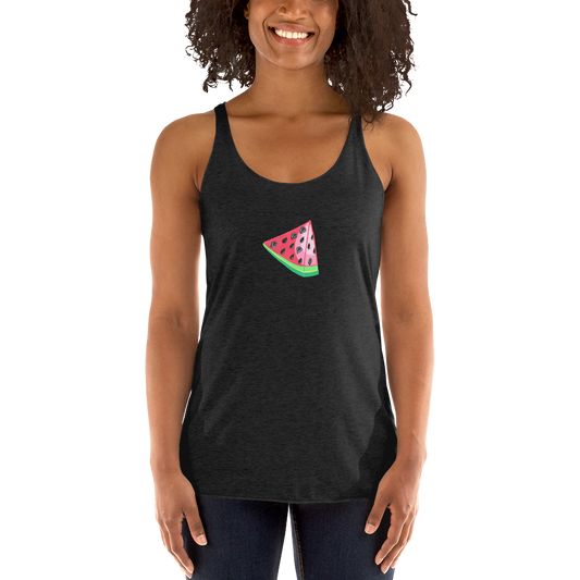 TWAT-ermelon! Watermelon Vulva- Femme Racerback Tank